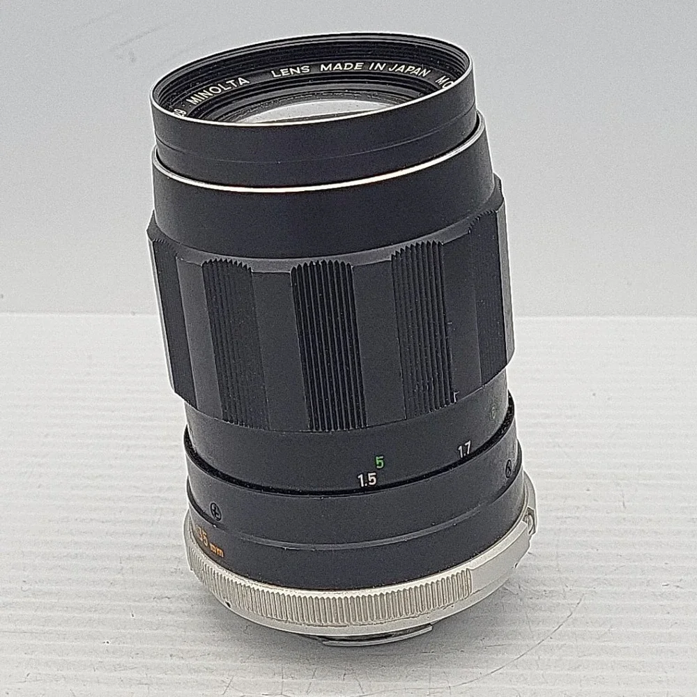 Minolta MC Tele Rokkor-QD 135mm F3.5 Lens With Case‎